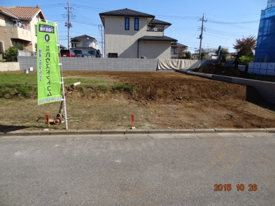 【前面道路含む現地写真】 | さいたま市緑区松木3丁目　売地全2区画