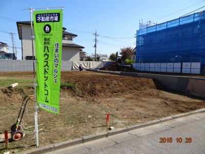 【前面道路含む現地写真】 | さいたま市緑区松木3丁目　売地全2区画