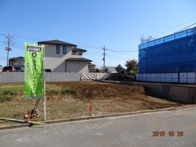 【前面道路含む現地写真】 | さいたま市緑区松木3丁目　売地全2区画
