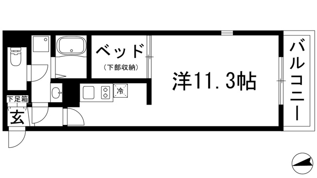 【間取り】 | レオネクストルシェリア