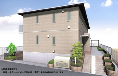 【エントランス】 | 【シャーメゾン】ルミエール若葉 | エントランス側パース