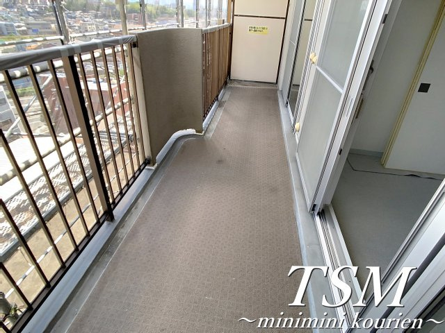 枚方光善寺スカイハイツのバルコニー