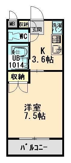 【間取り】 | ユーミー日愛マンション
