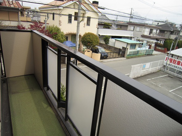 サンライフ粟津のバルコニー