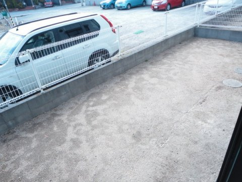 ハイツ北在家のバルコニー