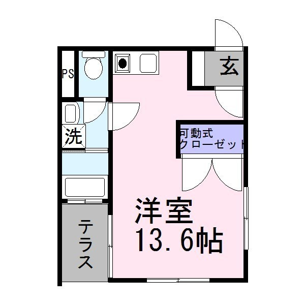 ソレイユ平野の間取り