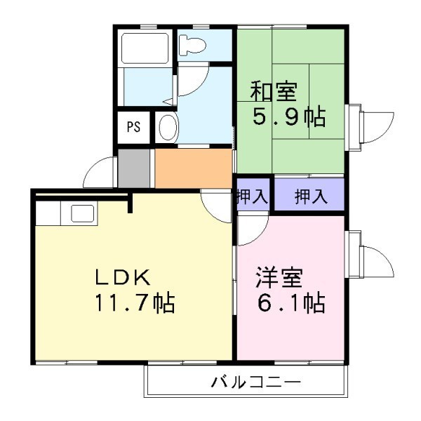 プリミエール一色の間取り