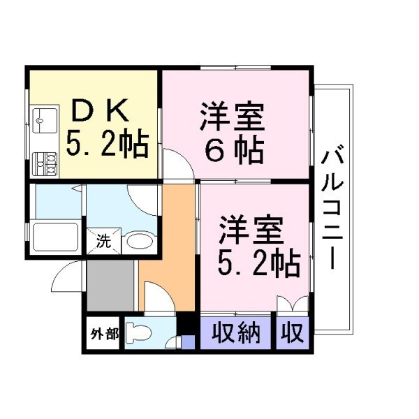 パインコートの間取り