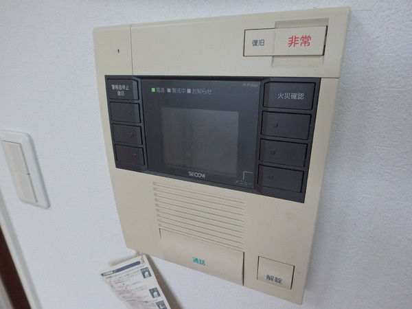 加古川市加古川町寺家町の賃貸マンションのセキュリティ