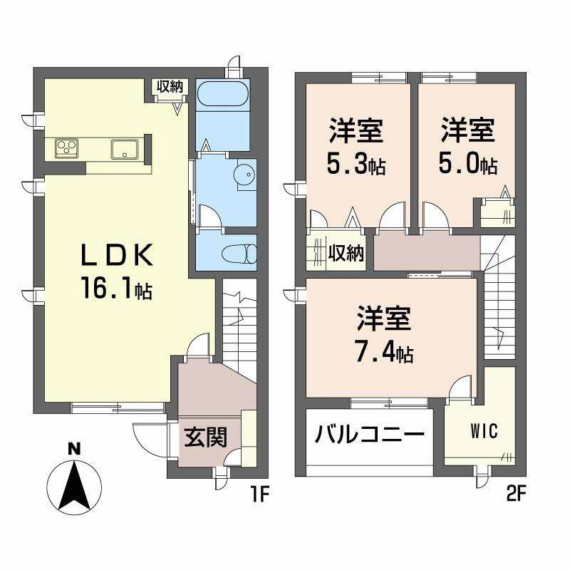 ディアスハリマの間取り