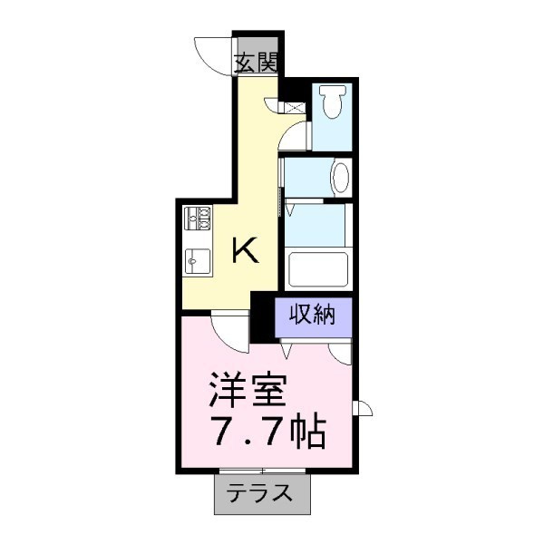 フルール加古川の間取り