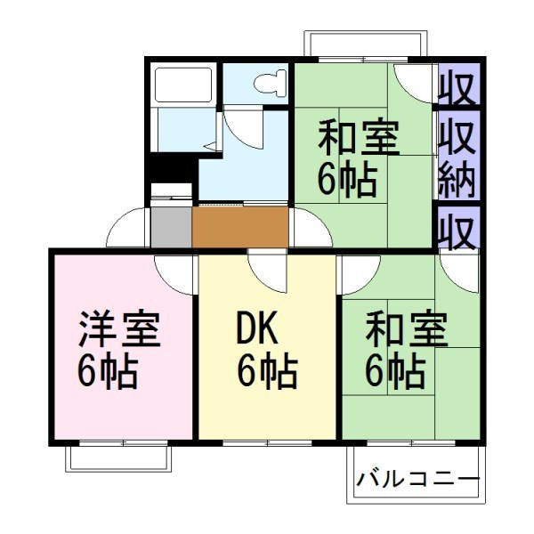 サンハイツ吉田の間取り