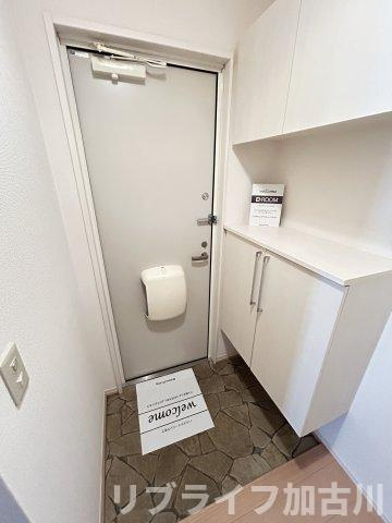 グリーンコーポ尾上の松の玄関
