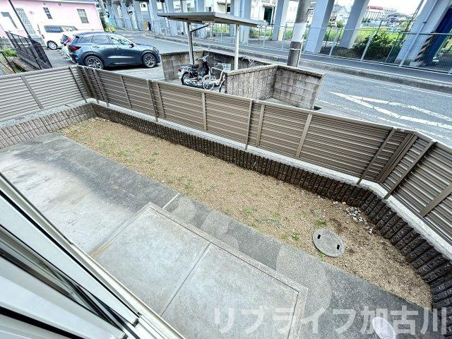 グリーンコーポ尾上の松のバルコニー
