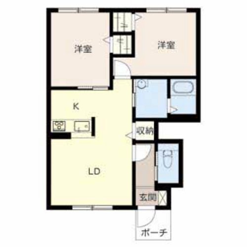 シャーメゾンひまわりの間取り