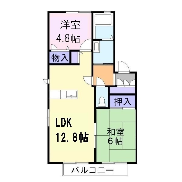 メゾンティファの間取り