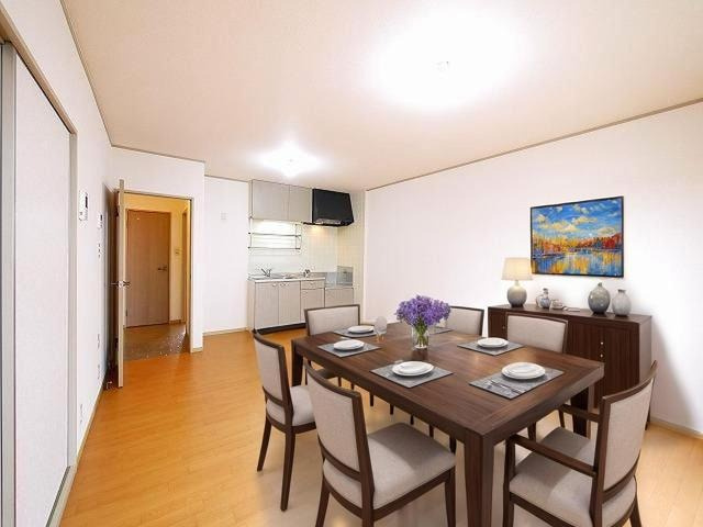 パストラルジュセイ壱番館の居間・リビング|CGで家具等を配置したもので家具等は含まれません