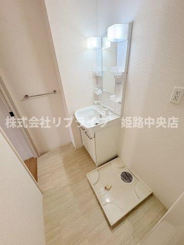 ウィット英賀保の洗面所