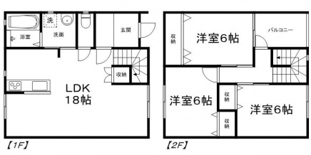 FELICE北新在家の間取り|テラスハウスタイプ！！