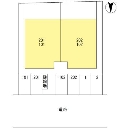 ハイツ2000の区画図