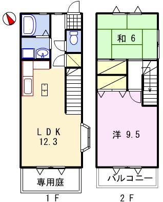 マウントビレッジ大池台の間取り|人気のメゾネットタイプ