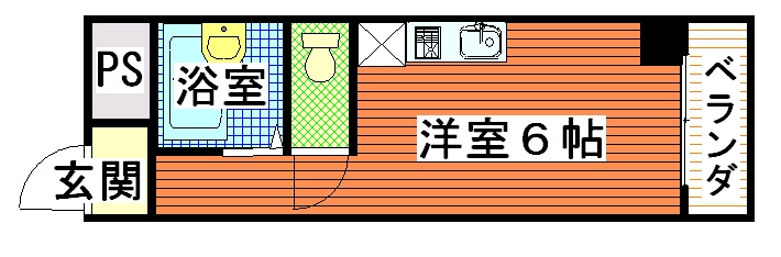 ウィンライフ近大前　(近大　一人暮らし)の間取り