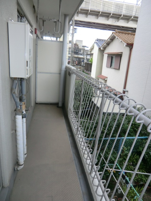 サントピア田川のバルコニー