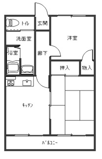 【間取り】 | マンション花笠