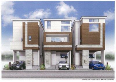 【外観パース】 | さいたま市見沼区東大宮6丁目 新築分譲住宅全3棟