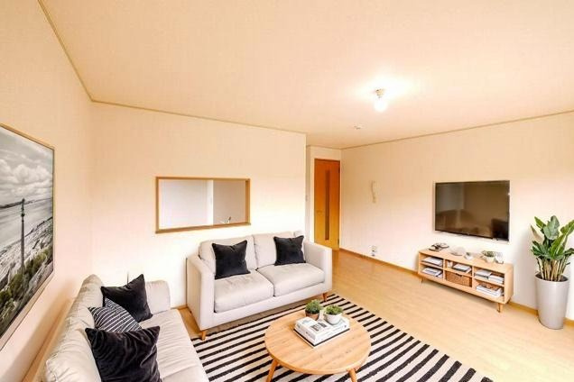 セジュールならやま　Ⅱの居間・リビング|CGで家具等を配置したもので家具等は含まれません