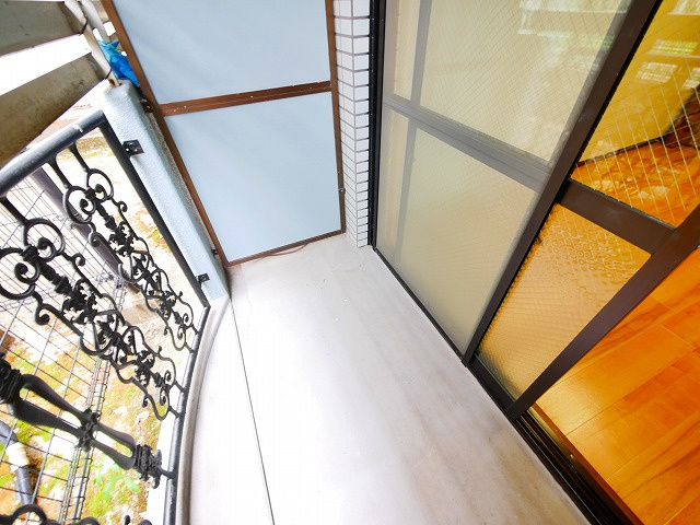 リヴィエールナッツパティオのバルコニー|陽当たり良好なバルコニーです