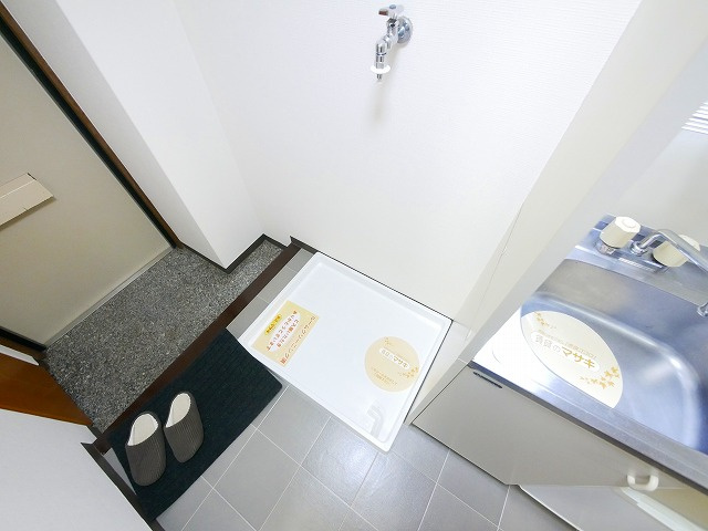 リヴィエールナッツパティオの設備|洗濯機置き場です