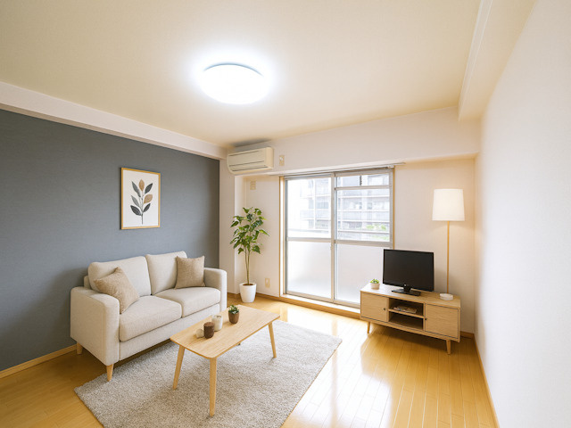 サウス・マ・メゾンの居間・リビング|CGで家具等を配置したもので家具等は含まれません。