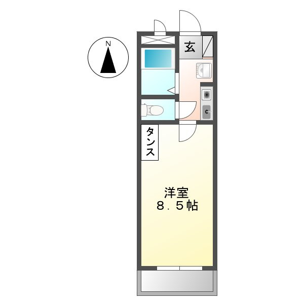 ブロードヒルⅡの間取り