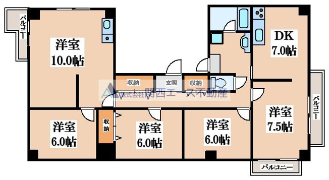 【間取り】 | アルテハイム東大阪