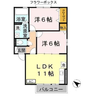 【間取り】 | クレールアビタシオンKonishi