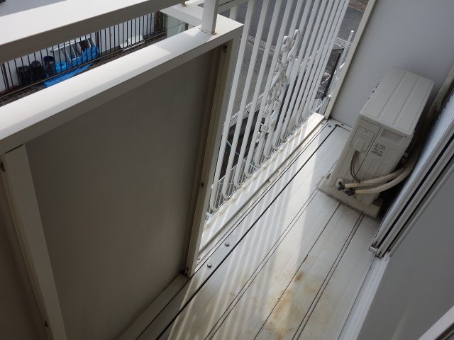 メルヘンハイツのバルコニー