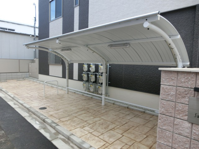 大阪市西淀川区御幣島４丁目のアパートのその他共用部分|駐輪場