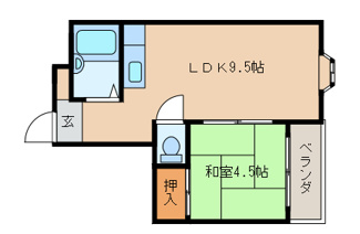 【間取り】 | リバーサイドハイツ