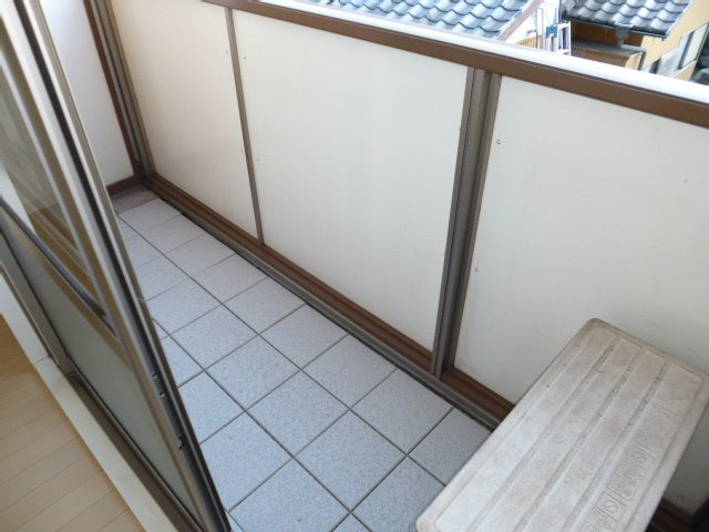 ラ・パルテール中畝のバルコニー