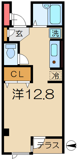【間取り】 | グリーンヒルズＡ棟