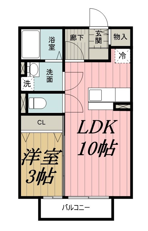 コーポセレッソの間取り