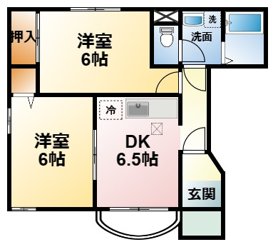 クリオM-Bの間取り