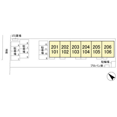 【区画図】 | ペイサージュ宮前 | 配置図