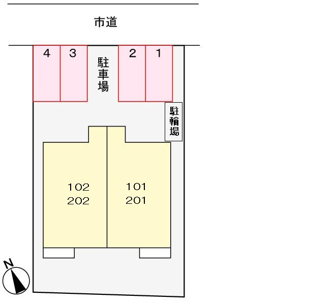サンパティークの区画図