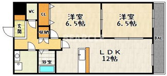 【間取り】 | グレースコート洛