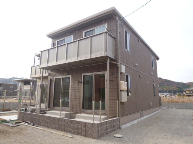倉敷市林のアパートの外観