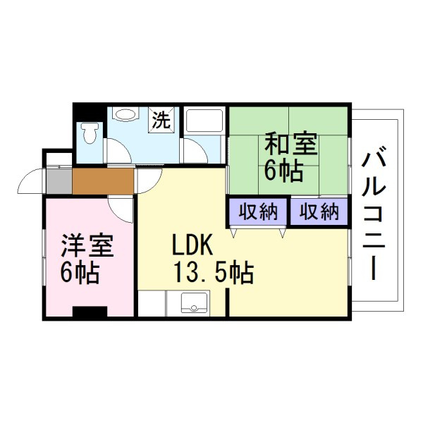 パンドール加古川の間取り