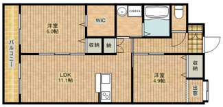 【間取り】 | グランコンフォール武蔵新城