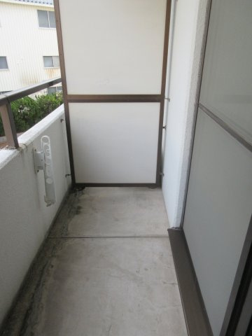 サンシャビルのバルコニー